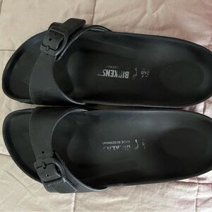 Birkenstock Classic Black Slides- Madrid